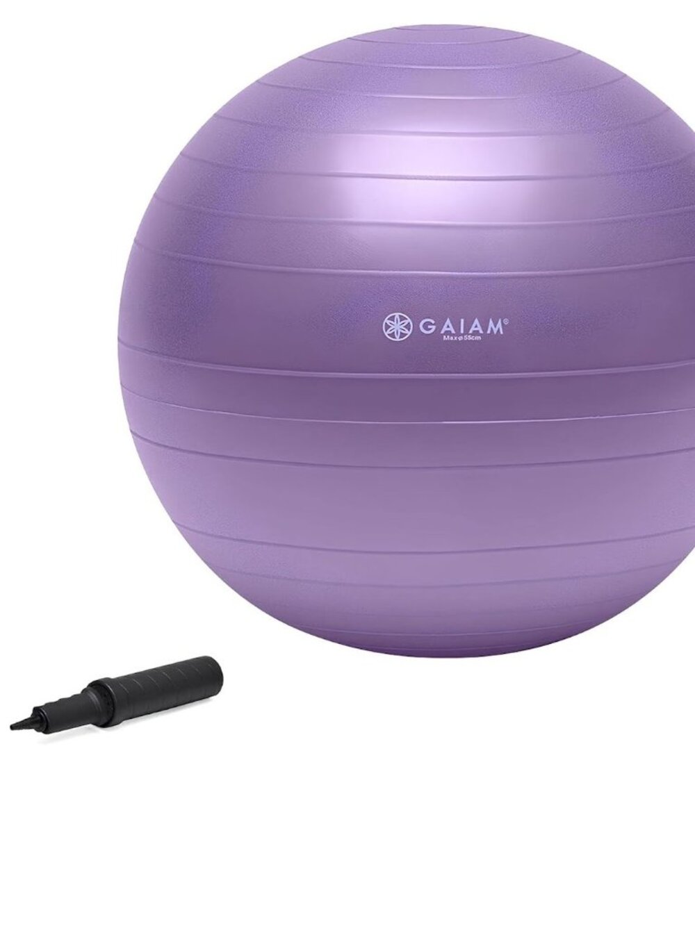 Gaiam Exercise Ball 55 cm NWT for yoga, pilates, pregnancy workout